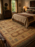 Handwoven Anatolian Kilim Rug – 199x307 cm – Wool Tribal Area Rug – Earth Tone Natural Design
