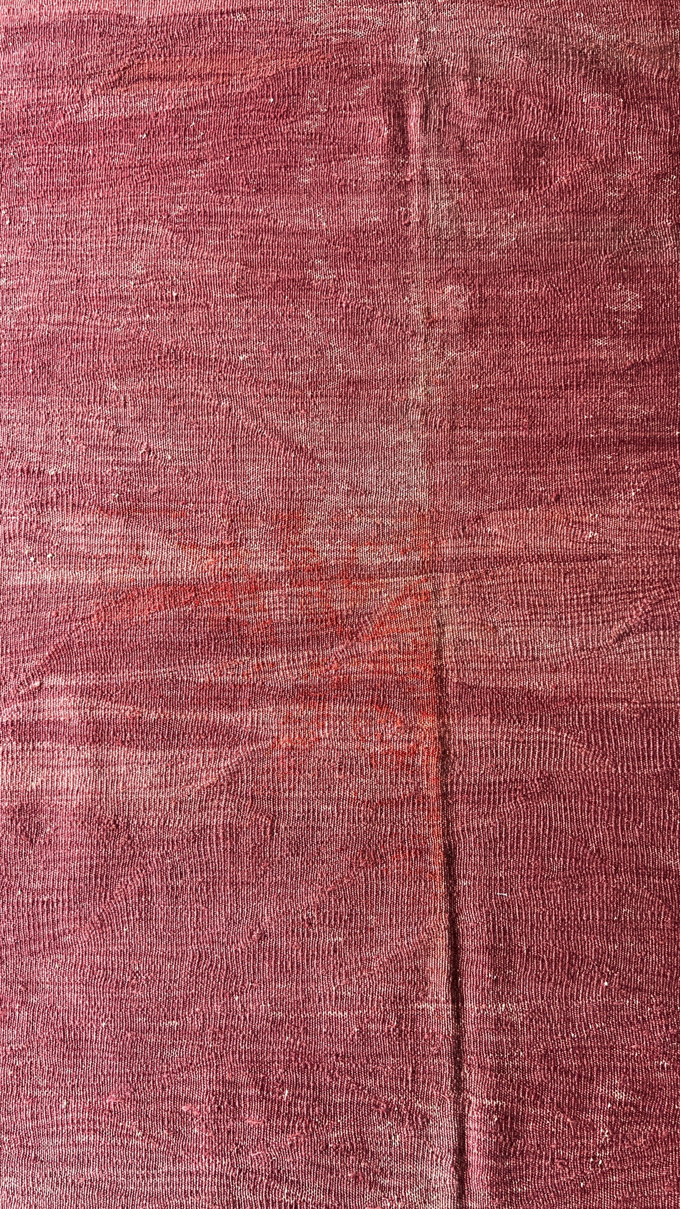 Handwoven Turkish Denizli Kilim – 166 × 206 cm – 100% Wool Vintage Style Kilim