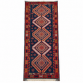 Malatya Runner Rug – Indigo · 116 × 356 cm