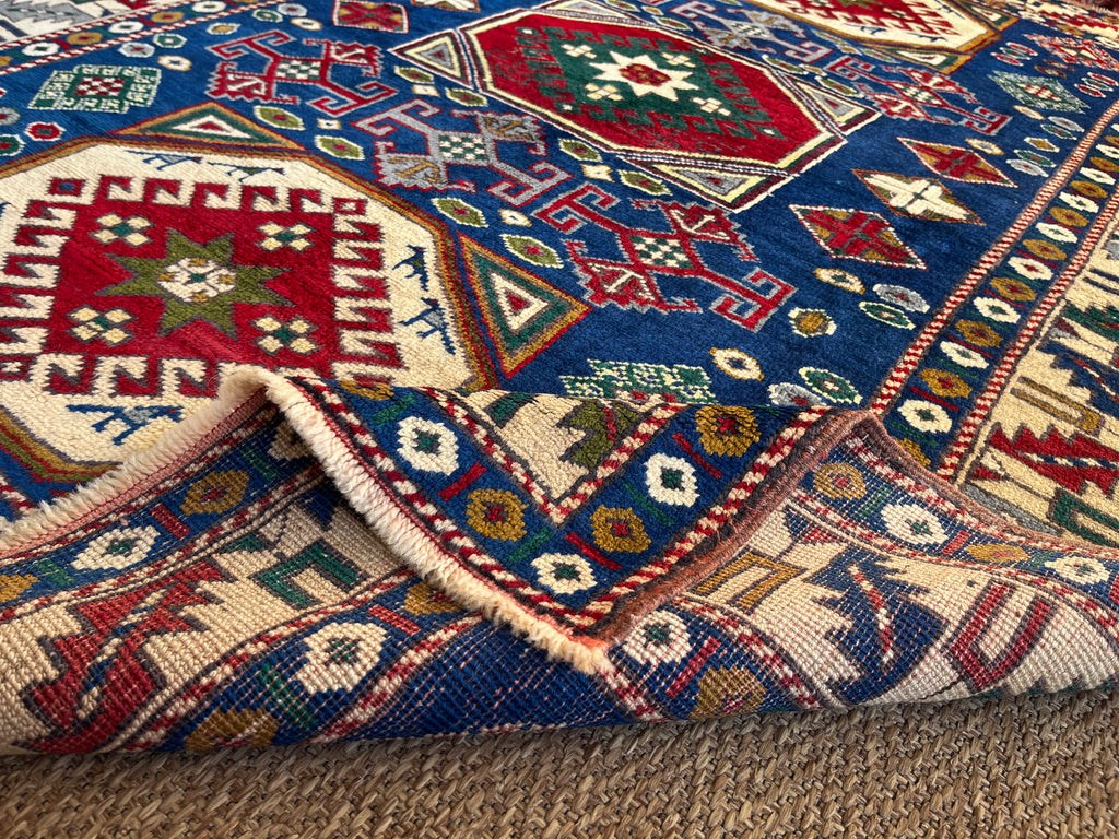 Turkish Aksaray Sultanhanı Rug – 125×190 cm | Handwoven Wool Vintage Carpet