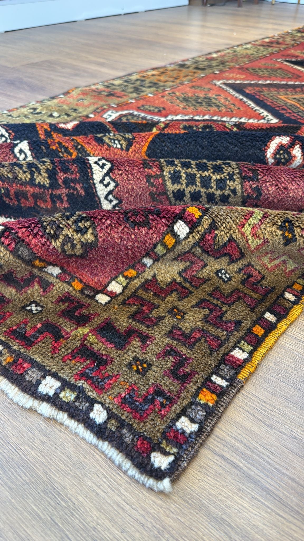 Anatolian Turkish Runner Rug – 120×340 cm