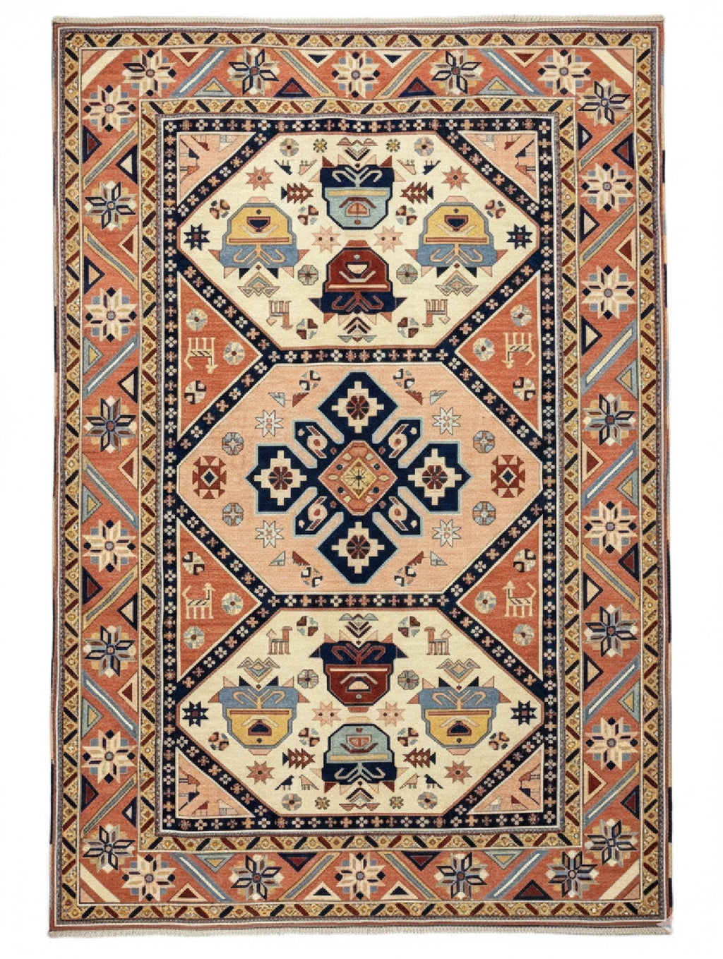 Premium Anatolian Antique Ermenek Yörük Rug – 330 × 440 cm | Large Vintage Carpet – Rustic Lodge Decor
