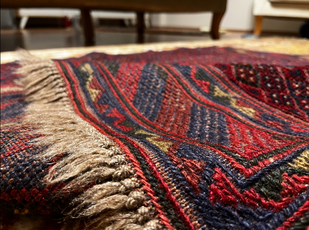 Turkmen Tekke Rug – 110 × 130 cm | Handwoven Wool Tribal Carpet