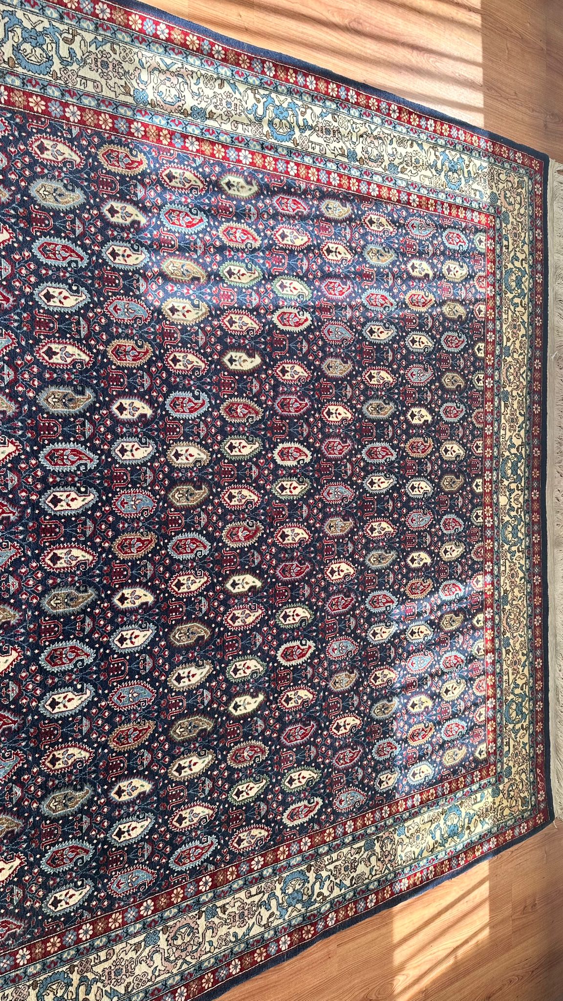 Ottoman Premium Hereke Wool Rug – 200×300 cm | Handwoven Turkish Floral Carpet