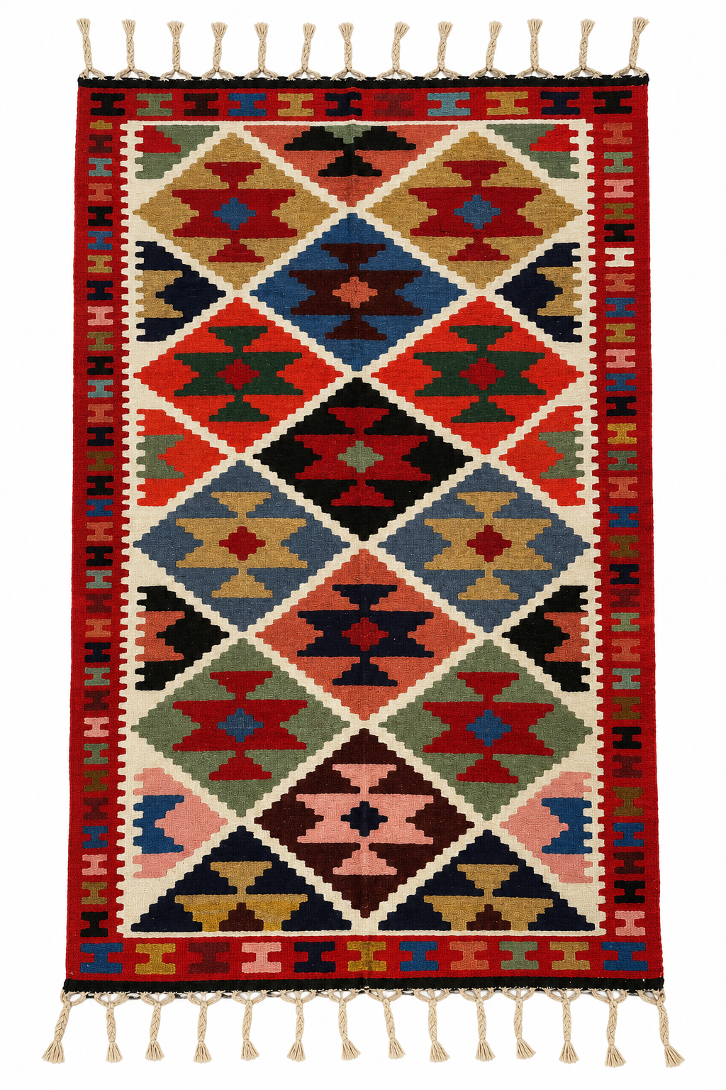 Vintage Persian Kilim – Red · 109 × 173 cm