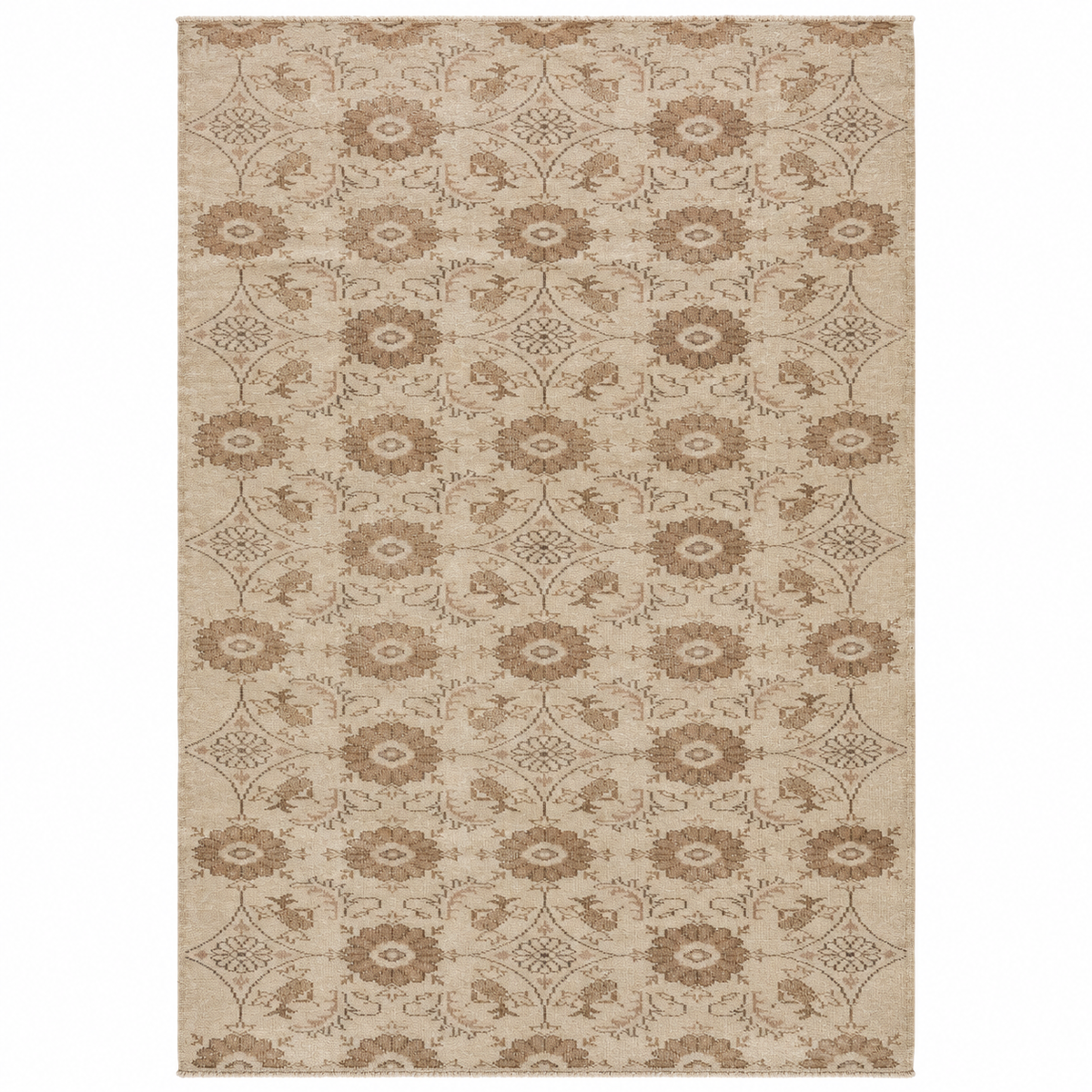 Vintage Turkish Rug, Beige, 164 × 255 cm