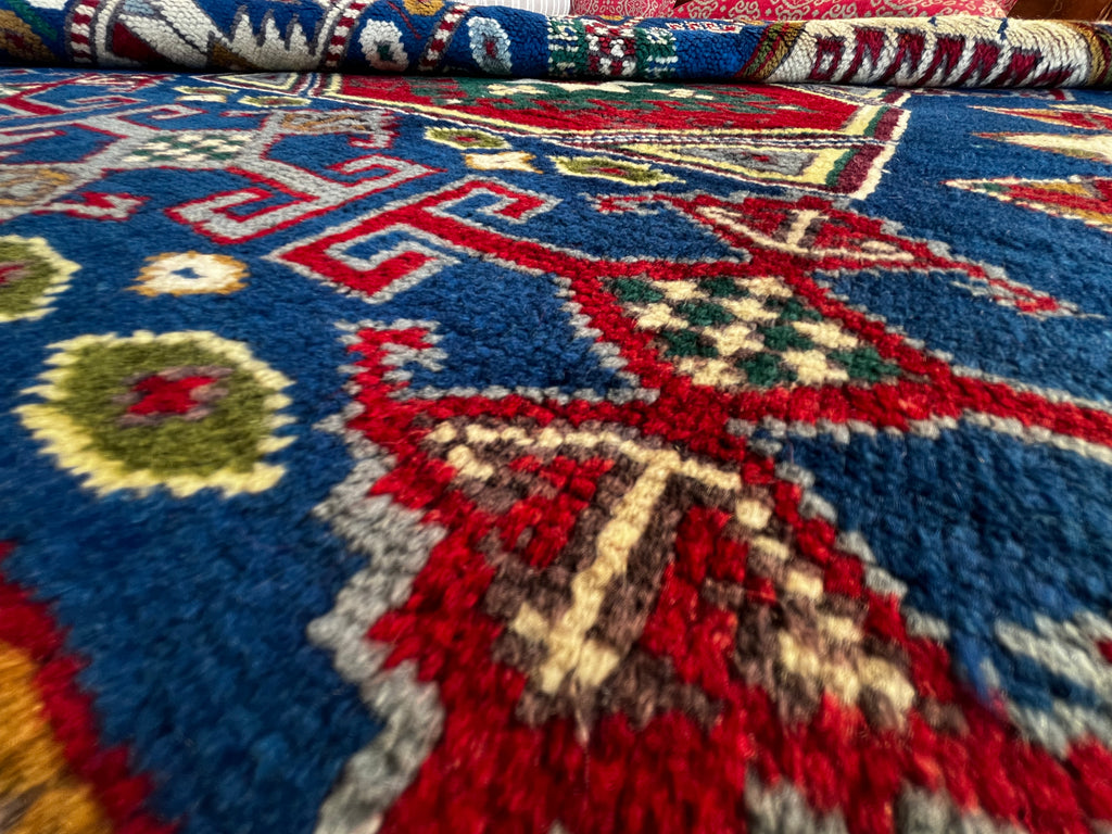 Turkish Aksaray Sultanhanı Rug – 125×190 cm | Handwoven Wool Vintage Carpet