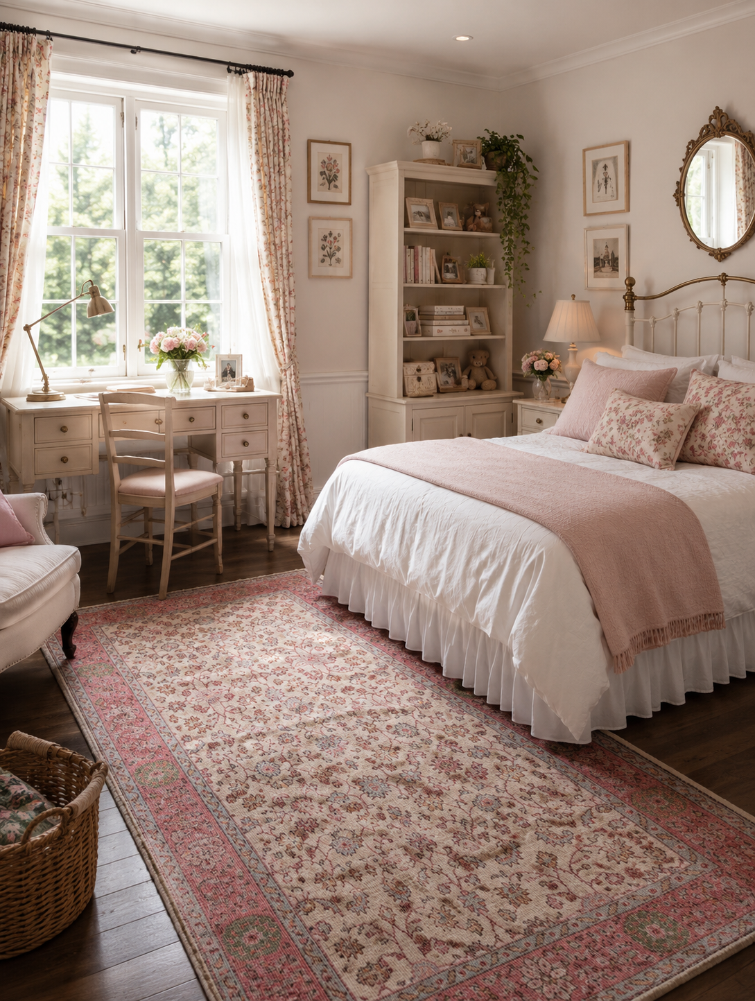 100-Year-Old Turkish Rug – 153 × 255 cm – Handmade Wool & Cotton – Antique Anatolian Carpet