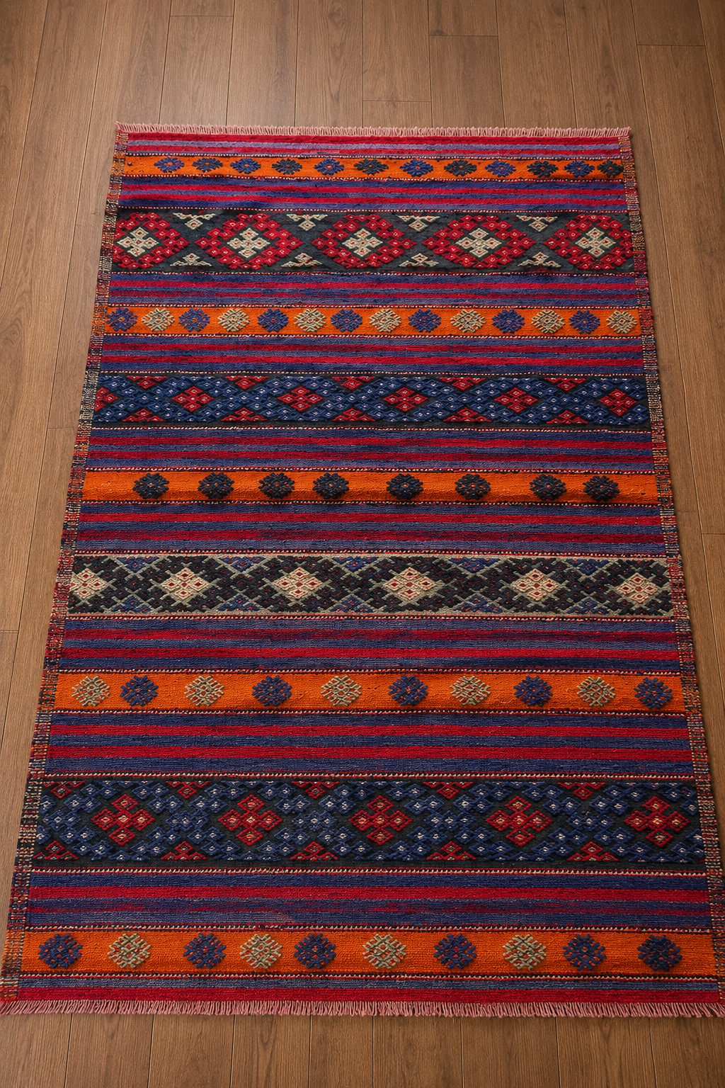 Balıkesir Handmade Turkish Rug – 155 × 240 cm – Handmade Wool Rug – Vintage Anatolian Carpet