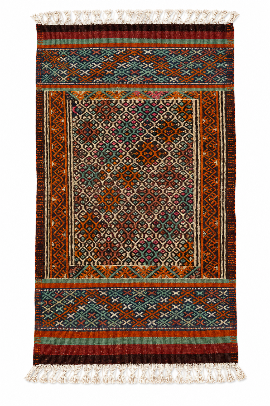 Vintage Konya Kilim – Orange · 70 × 135 cm