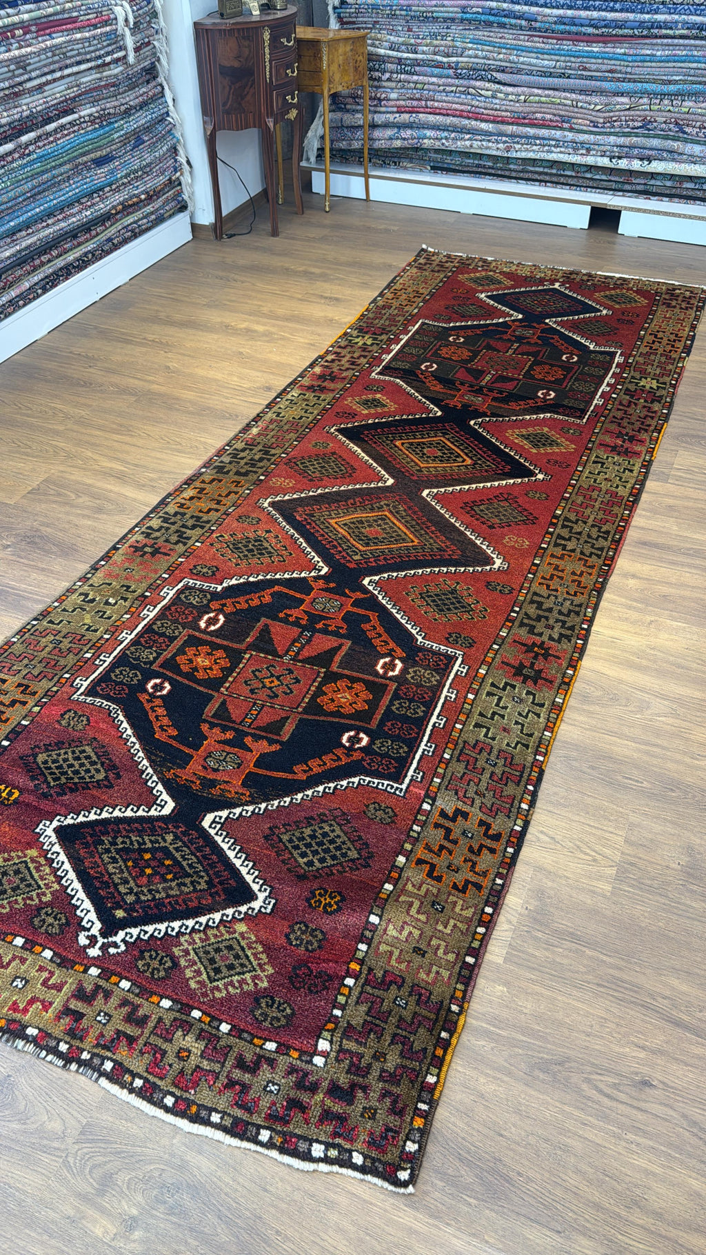 Anatolian Turkish Runner Rug – 120×340 cm
