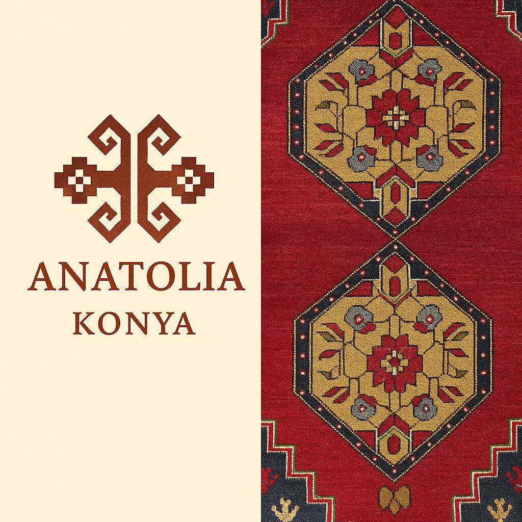 Anatolian Konya Rug – 120×240 cm | Handwoven Wool Tribal Carpet