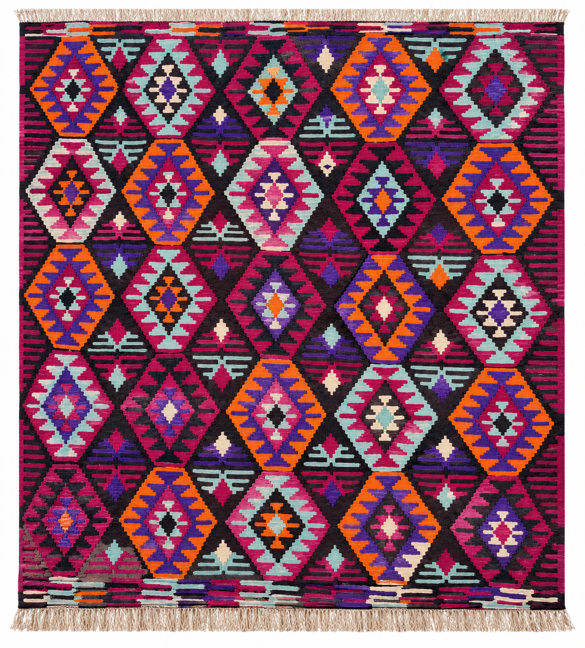 Ordu Kocakarı Kilim, Multicolour, 200 × 223 cm