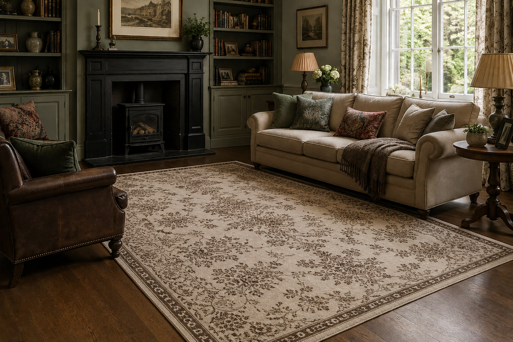 100-Year-Old Turkish Rug – 183 × 278 cm – Handmade Wool & Cotton – Antique Anatolian Carpet