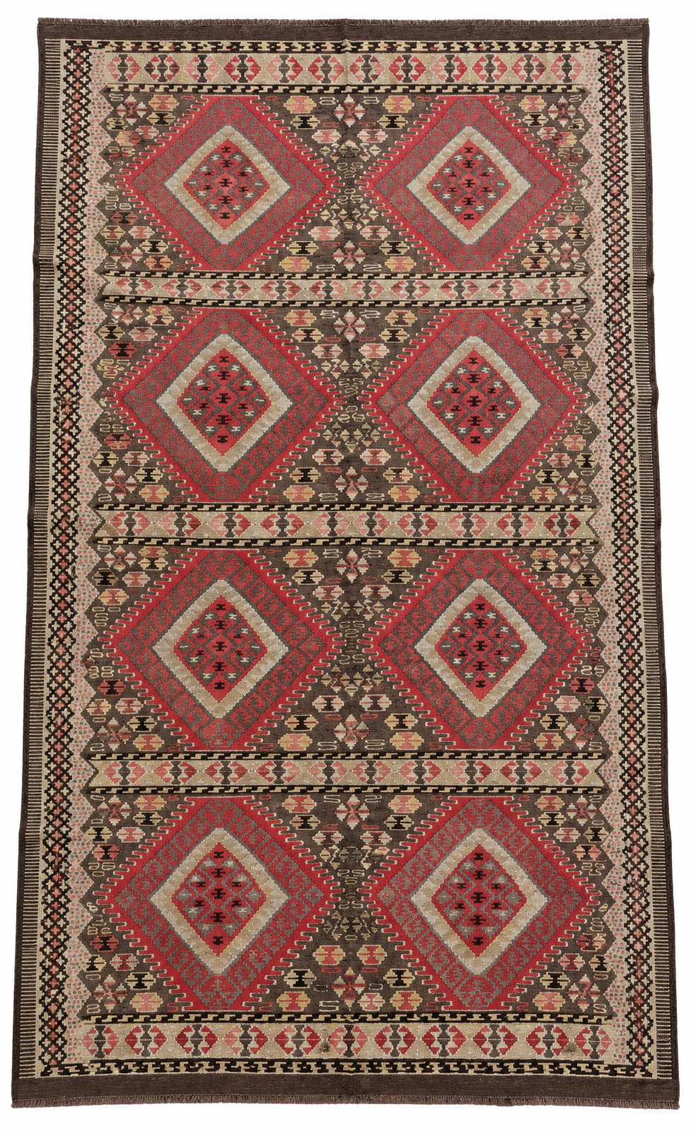 Anatolian Kilim – Earth Tones · 130 × 214 cm