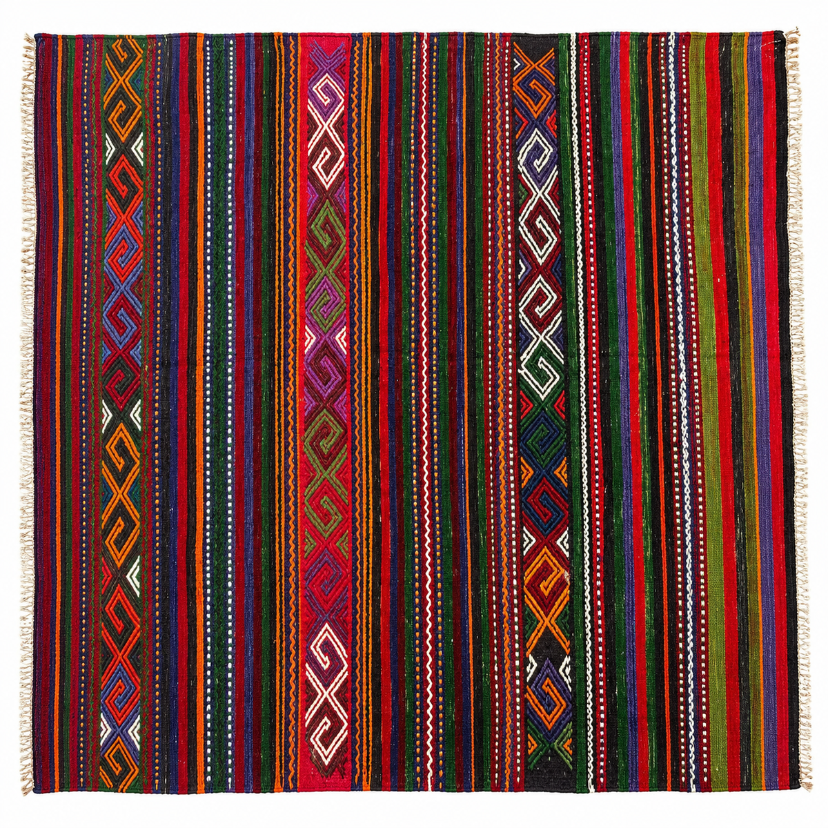 Vintage Sivas Kilim, Red, 181 × 186 cm