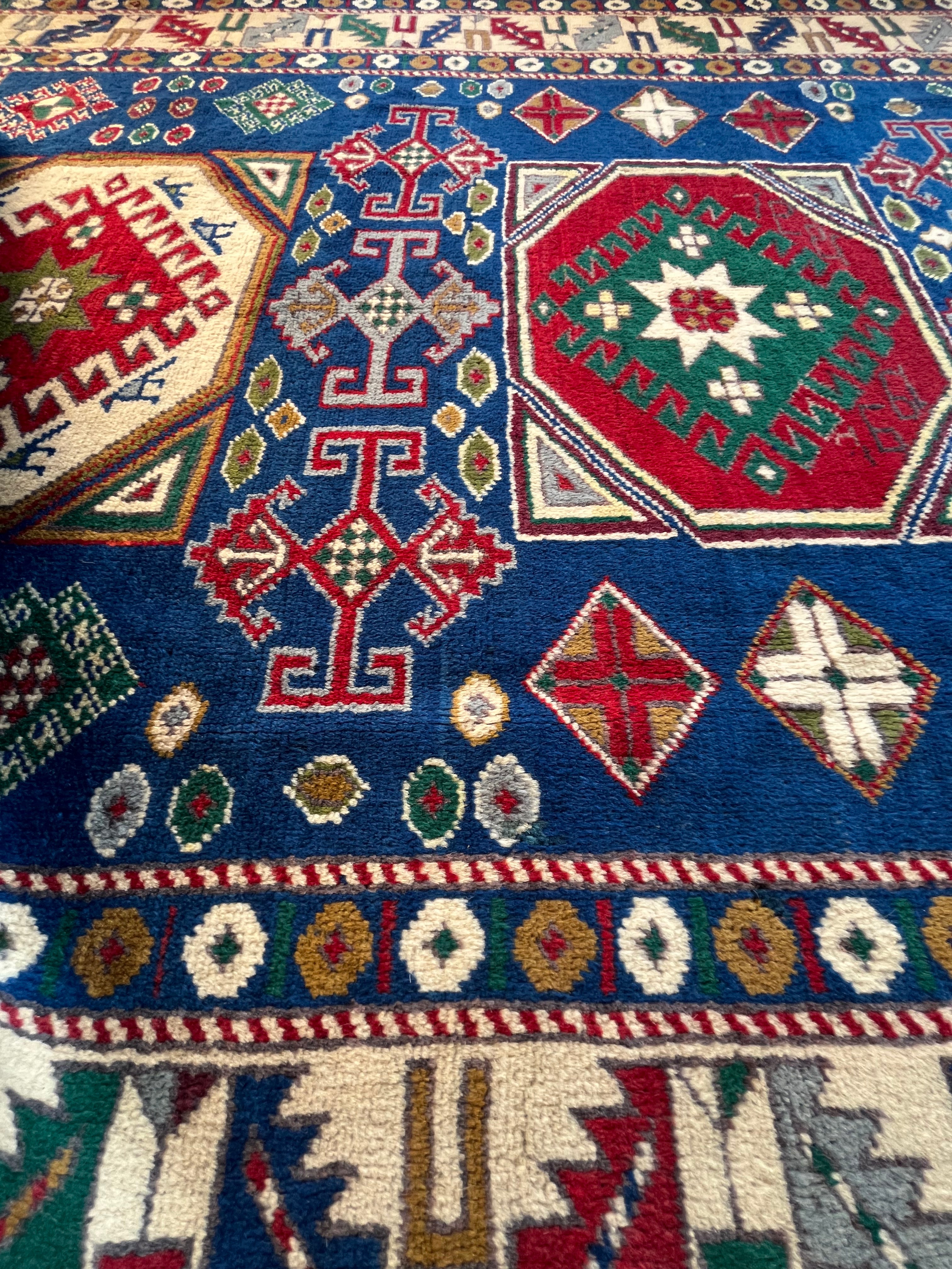 Turkish Aksaray Sultanhanı Rug – 125×190 cm | Handwoven Wool Vintage Carpet