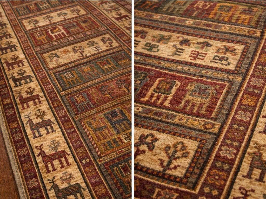 Pazyryk Style Handwoven Wool Runner – 80 × 320 cm