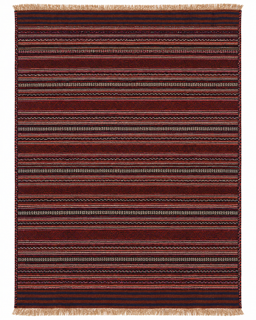 Afghan Kilim, Blue, 148 × 189 cm