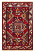 Vintage Turkish Ayvacık Rug – Red · 120 × 200 cm
