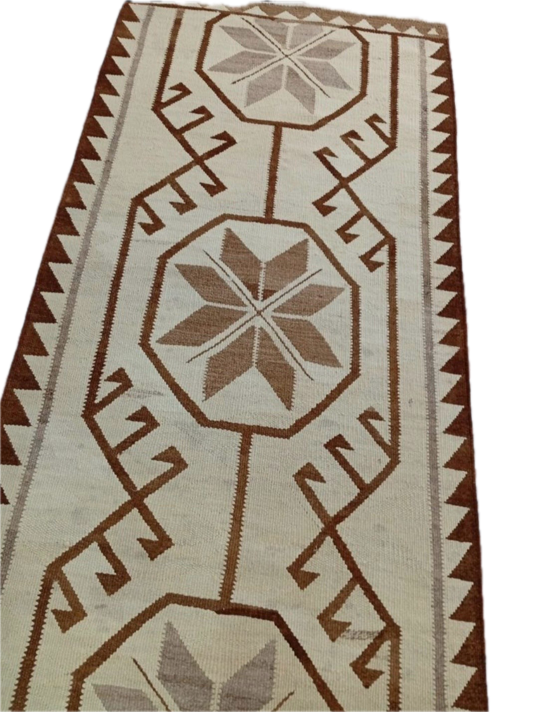101 × 335 cm | Handmade Anatolian Herki Kilim