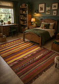 Handmade Anatolian Kilim Rug – 166x236 cm – Wool Flatweave – Tribal Bohemian Style
