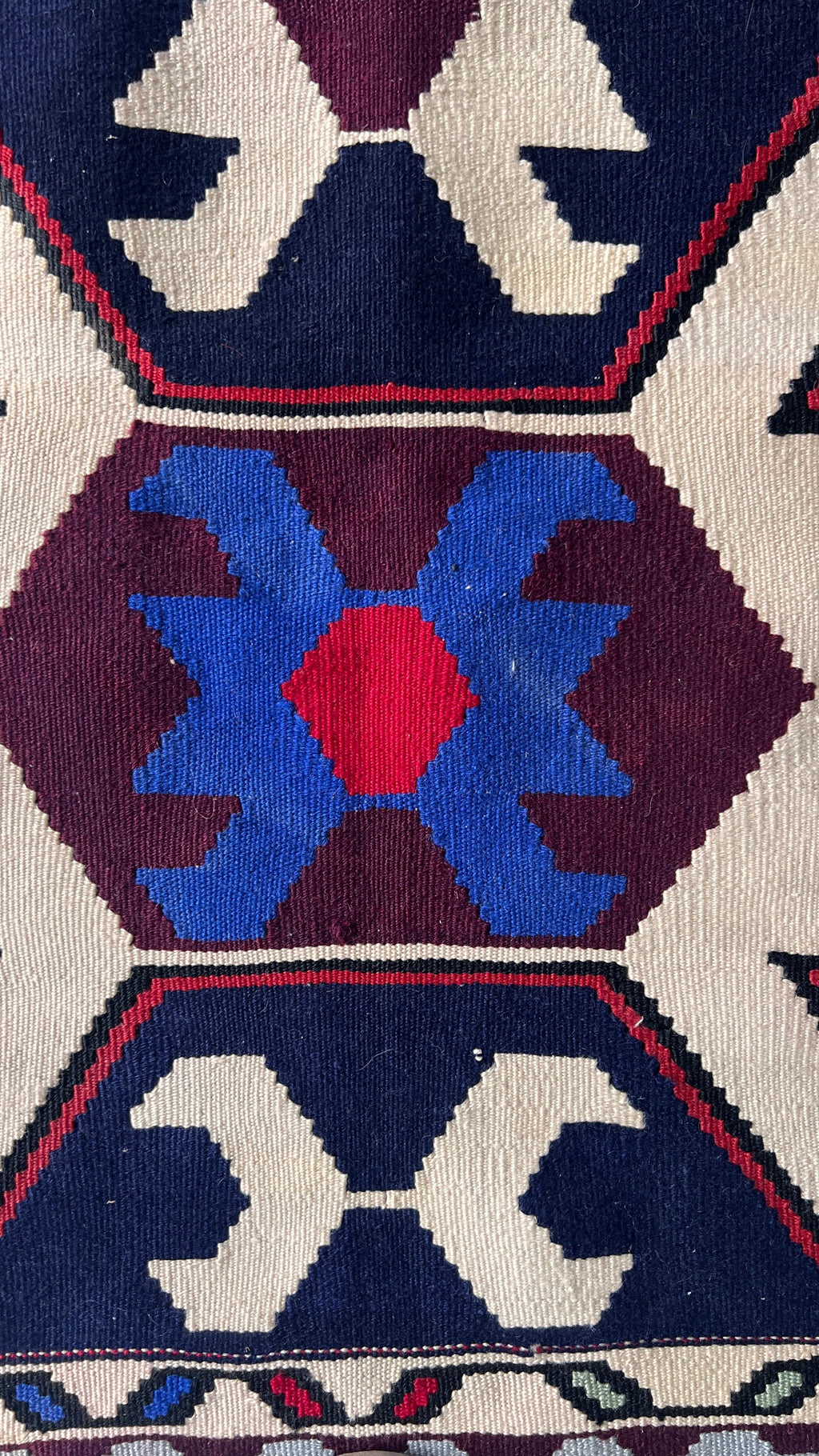 Handwoven Turkish Çorum Kilim – 106 × 206 cm – Tribal Wool Runner Kilim