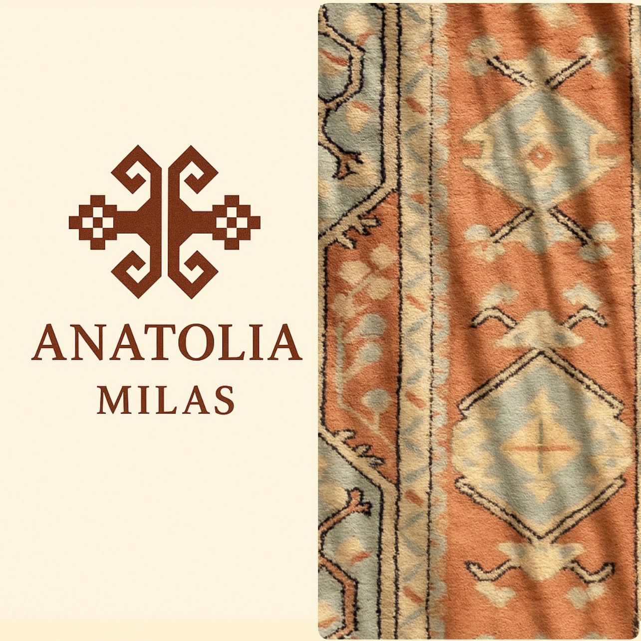 Turkish Milas Wool Rug – 120×200 cm | Handwoven Pastel Anatolian Carpet