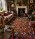 Turkish Kilim Rug – Handmade Wool Kilim – 193 × 295 cm