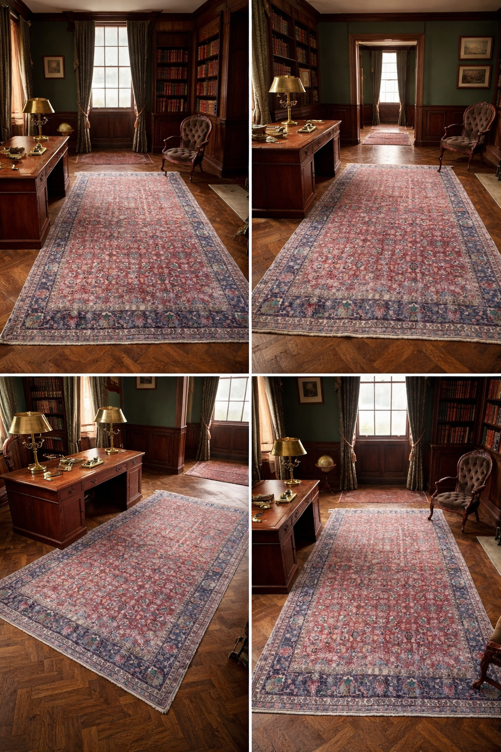 150 Year Old Authentic Isparta Turkish Rug – Handwoven Wool – 187x342 cm
