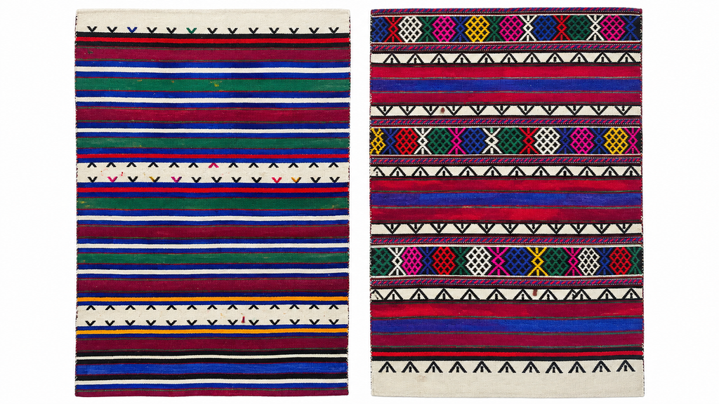 Ege Cicim Kilim Pair – Multicolour · 66 × 98 cm (2 Pieces)