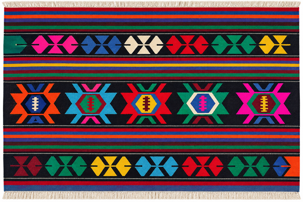 Vintage Afyon Kilim – Multicolour · 147 × 197 cm