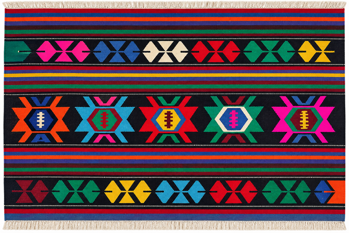 Vintage Afyon Kilim – Multicolour · 147 × 197 cm