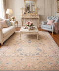 Vintage Look Turkish Rug – 159 × 259 cm | Soft Neutral Distressed Wool Rug