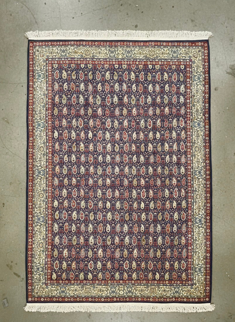 Ottoman Premium Hereke Wool Rug – 200×300 cm | Handwoven Turkish Floral Carpet