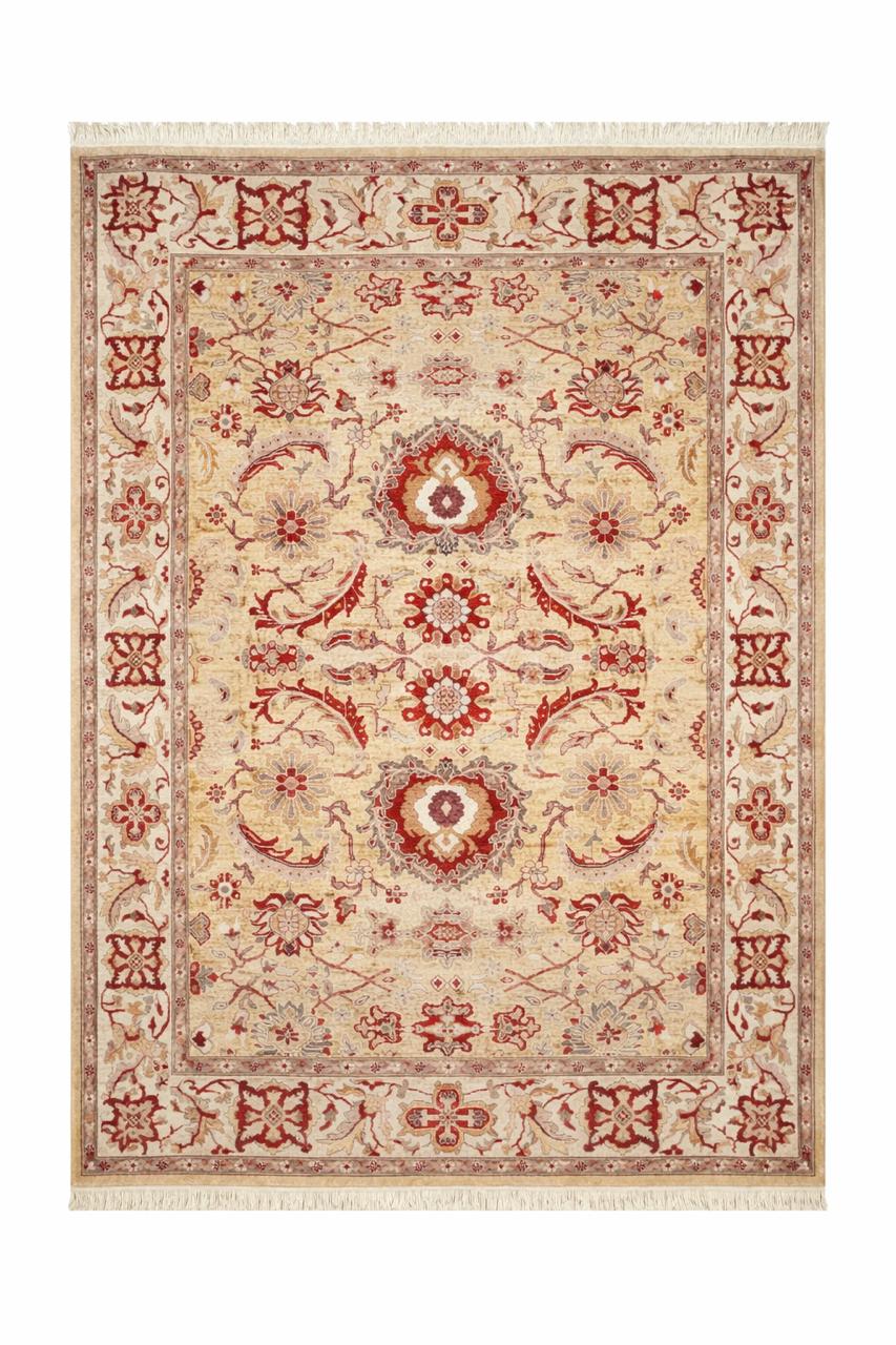 Luxury Uşak Wool Rug – 220×330 cm | Handwoven Turkish Carpet