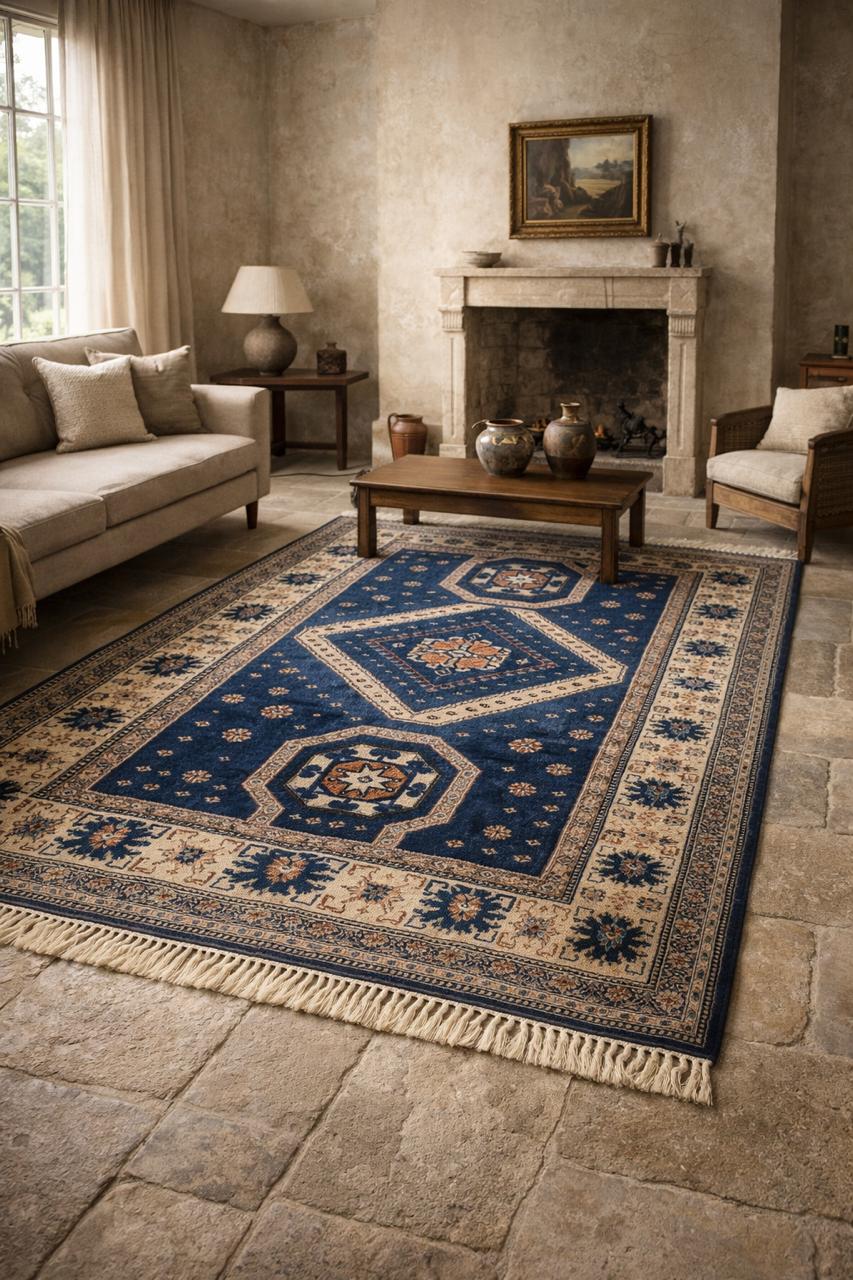 Turkish Yoruk Handwoven Rug – 200×300 cm | Anatolian Tribal Wool Carpet