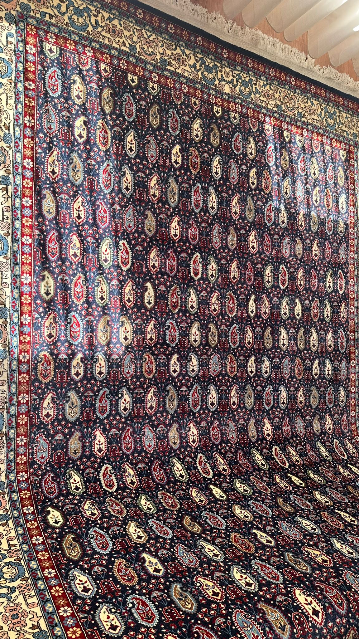 Ottoman Premium Hereke Wool Rug – 200×300 cm | Handwoven Turkish Floral Carpet
