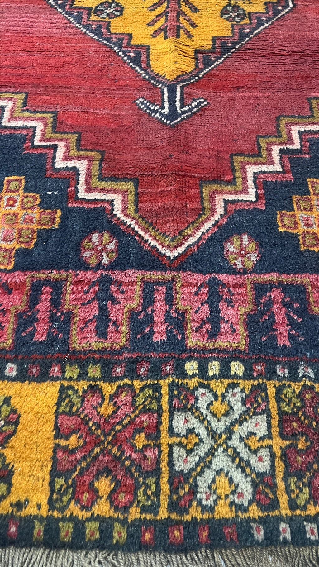 Handmade Turkish Niğde Rug 98x183 cm – Vintage Wool Anatolian Runner