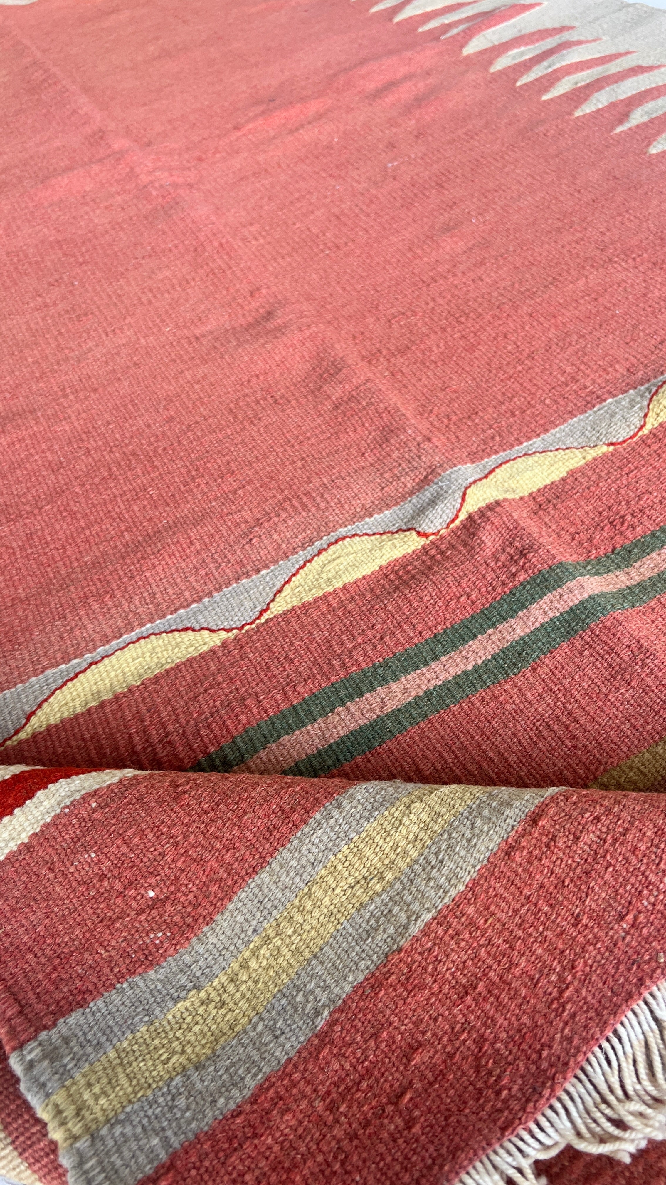 Bodrum Handmade Vintage Kilim – 118 × 225 cm