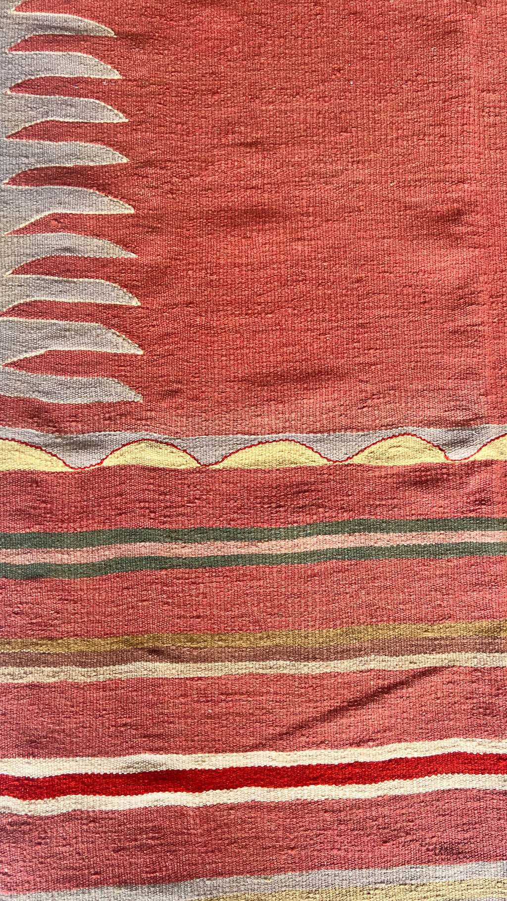 Bodrum Handmade Vintage Kilim – 118 × 225 cm