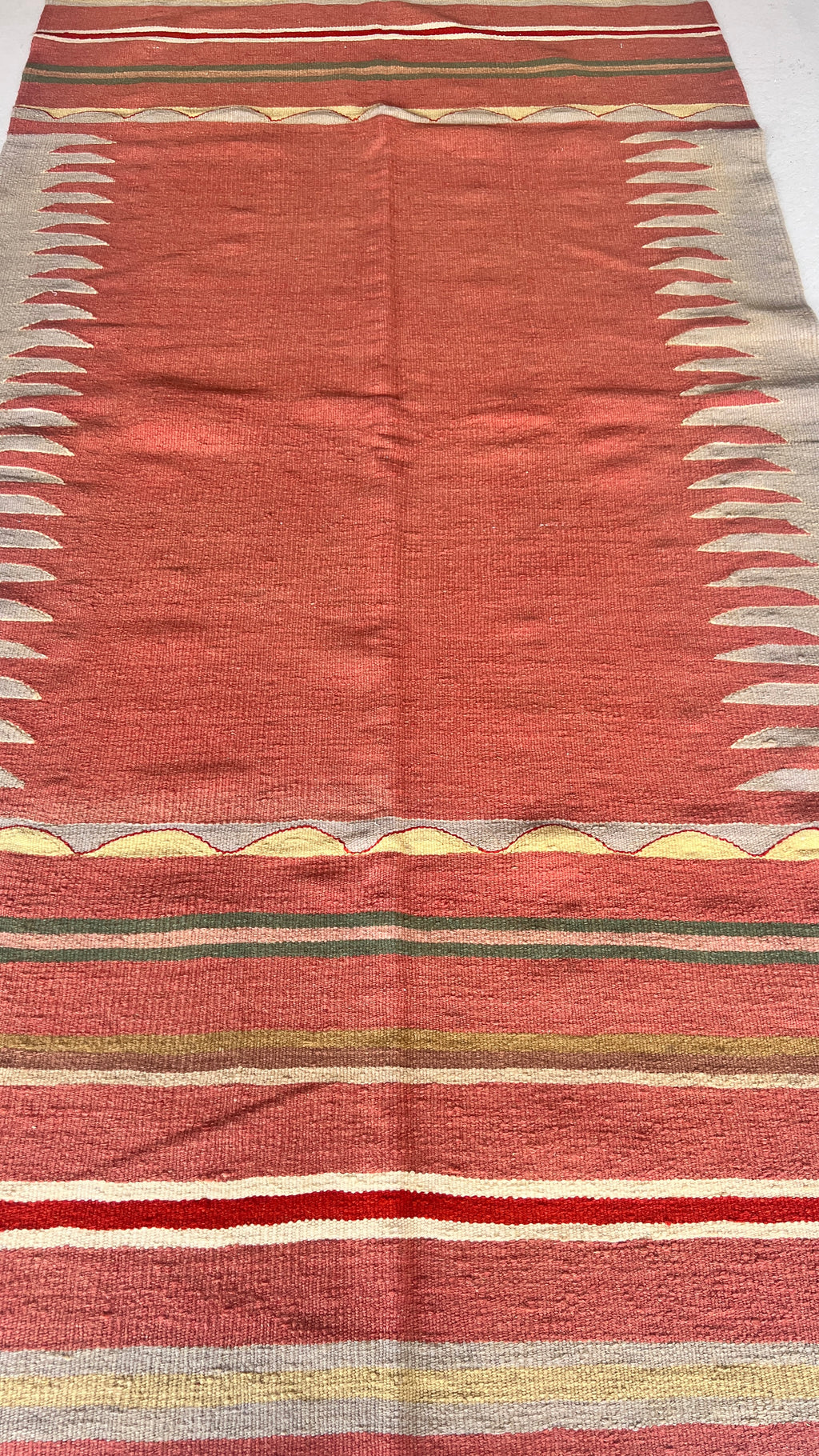 Bodrum Handmade Vintage Kilim – 118 × 225 cm