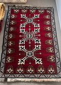 Vintage Turkish Rug – 96x138 cm – Handmade Wool – Anatolian Tribal Accent Rug