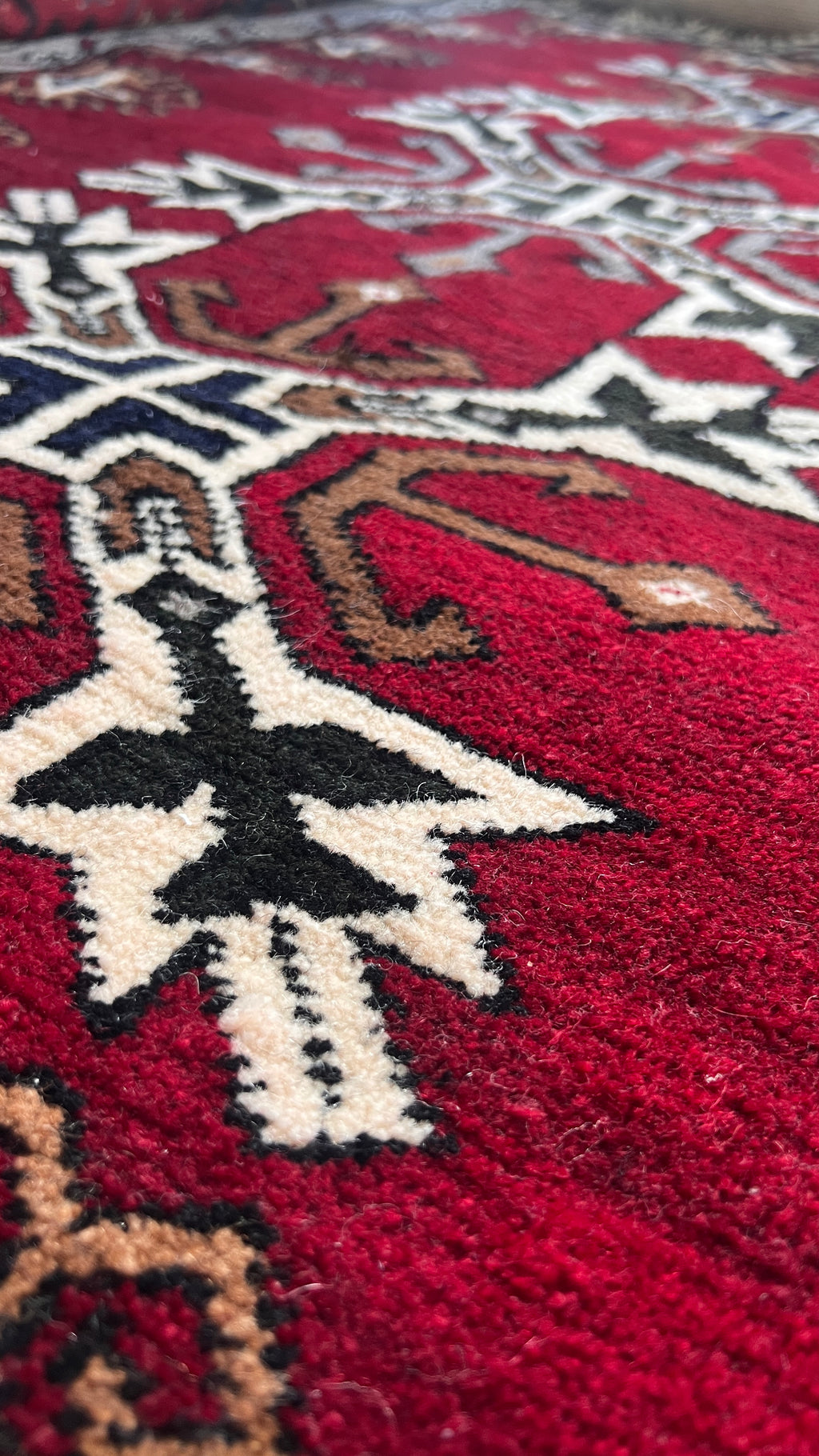 Vintage Turkish Rug – 96x138 cm – Handmade Wool – Anatolian Tribal Accent Rug