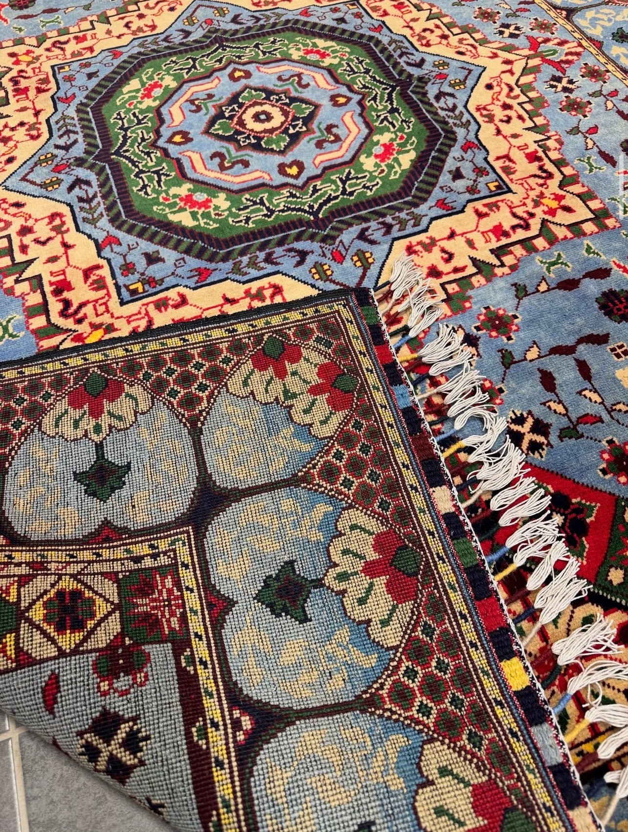 Afghan Sultani Handwoven Rug – 150×200 cm | Wool Tribal Medallion Carpet