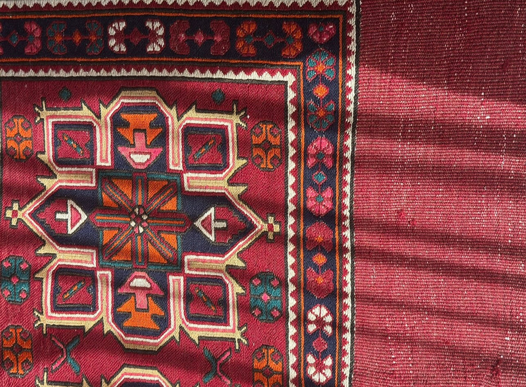 Afghan Handwoven Kilim – 104×160 cm | Wool Tribal Geometric Rug