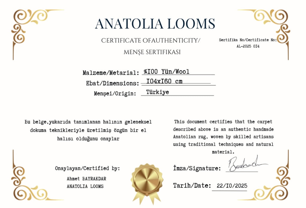 Afghan Handwoven Kilim – 104×160 cm | Wool Tribal Geometric Rug