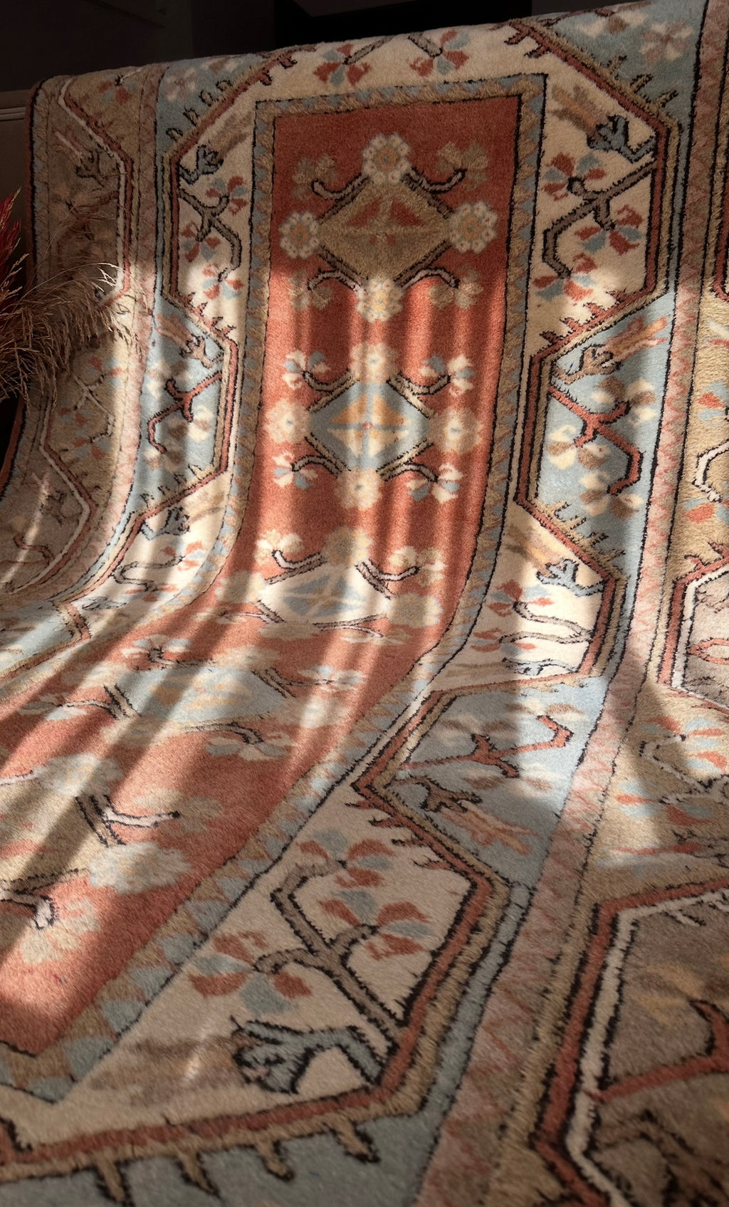 Turkish Milas Wool Rug – 120×200 cm | Handwoven Pastel Anatolian Carpet