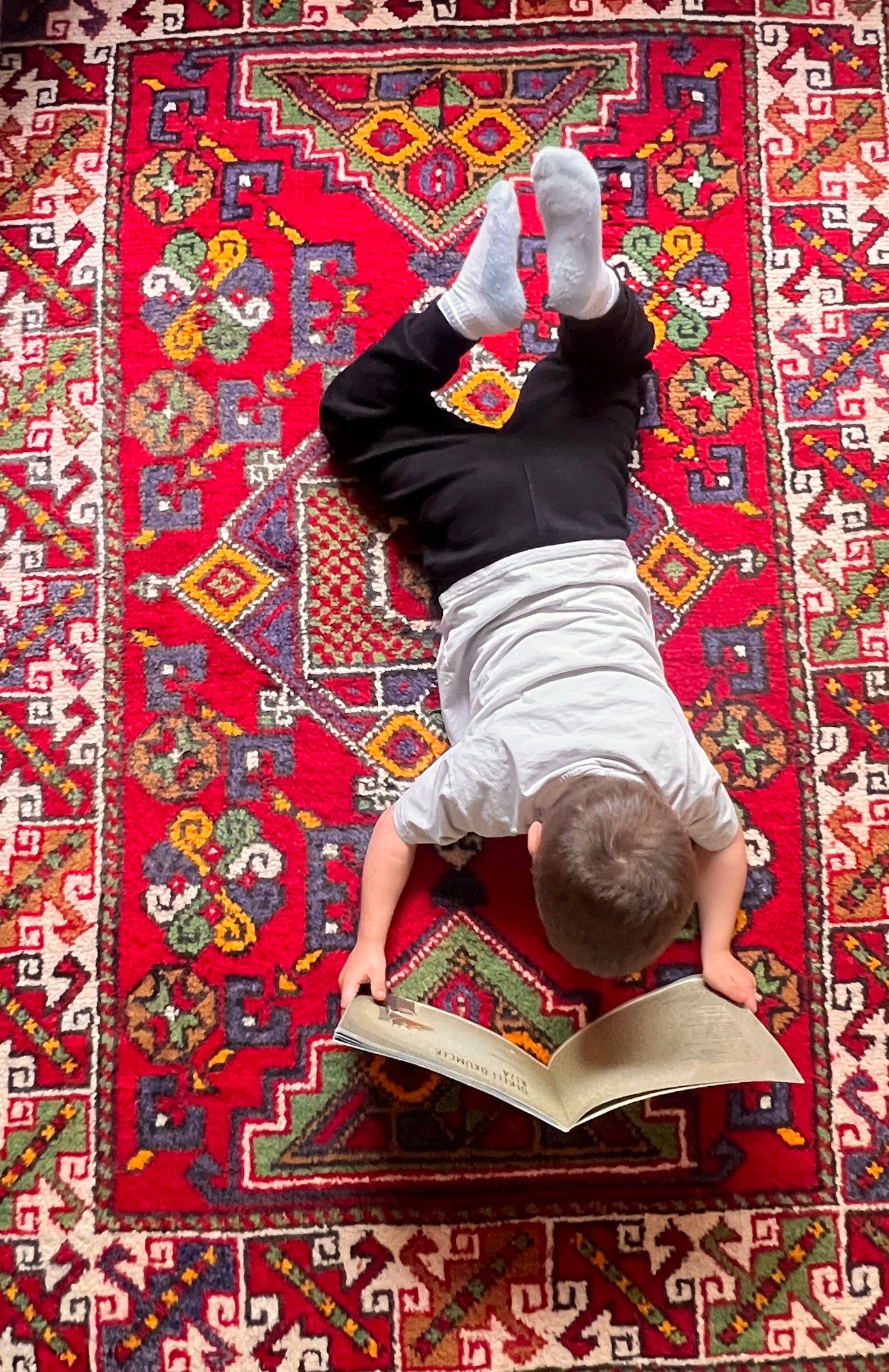 Vintage Handwoven Turkish Ayvacık Wool Rug – 120×200 cm | Anatolian Tribal Carpet