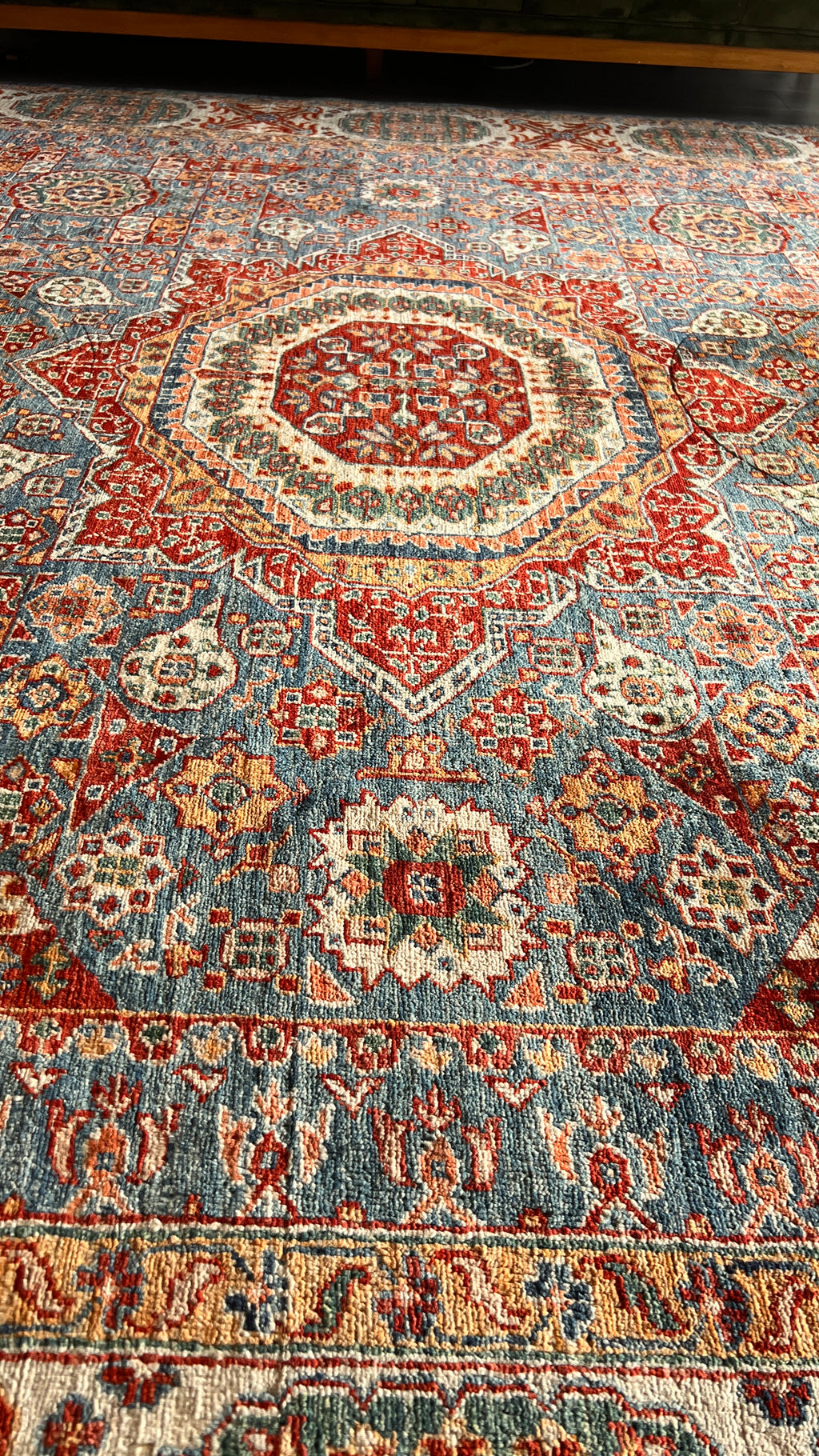 Afghan Shirvan Rug – 9x12 ft – Handmade Wool Tribal Rug – English Style Vintage Decor